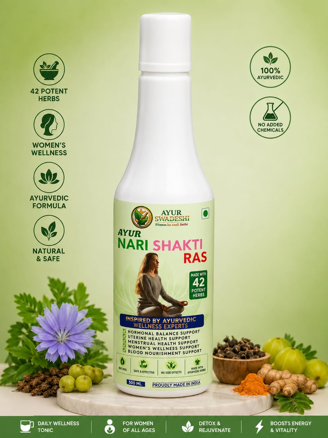 AYUR NARI SHAKTI RAS (500Ml.)