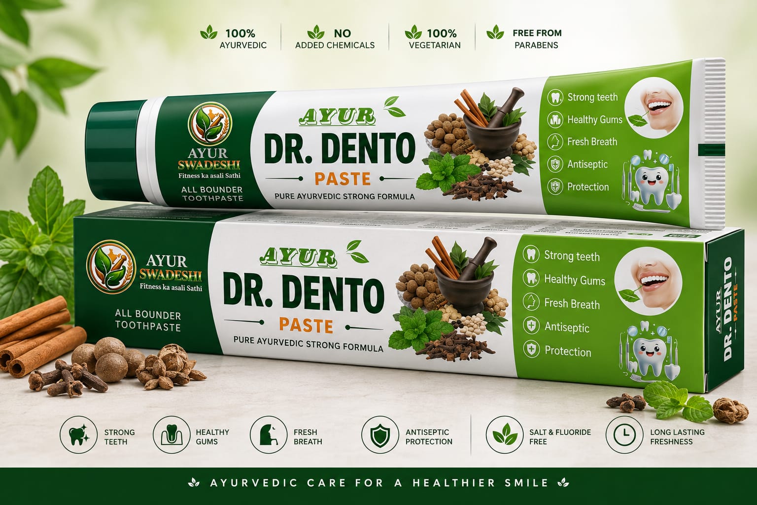 AYUR DR. DENTO PASTE (100GM.)
